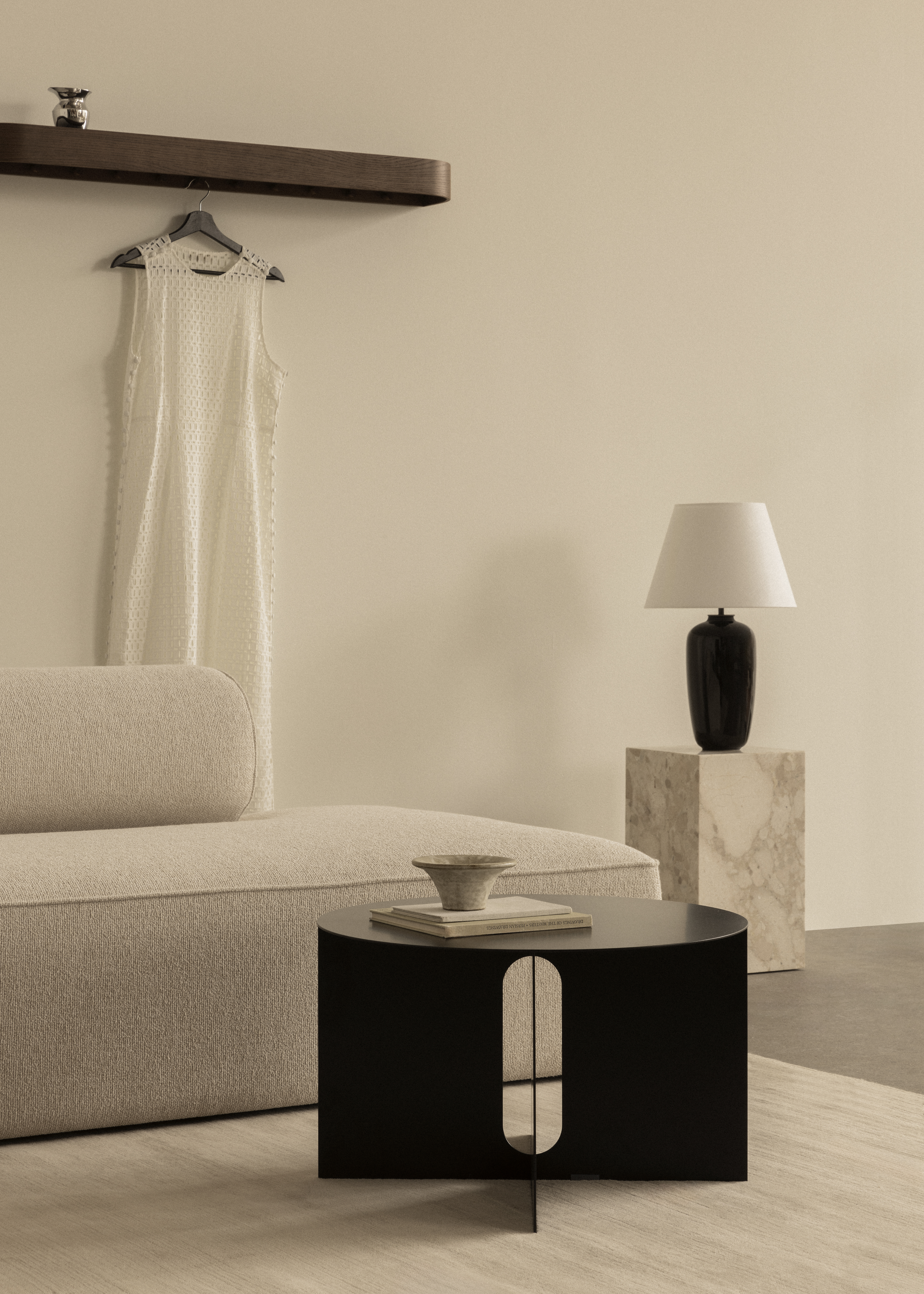 audo-androgyne-side-table-o65-plinth-tall-torso-table-lamp-eave-modular-sofa-epoch-shelf-with-rack