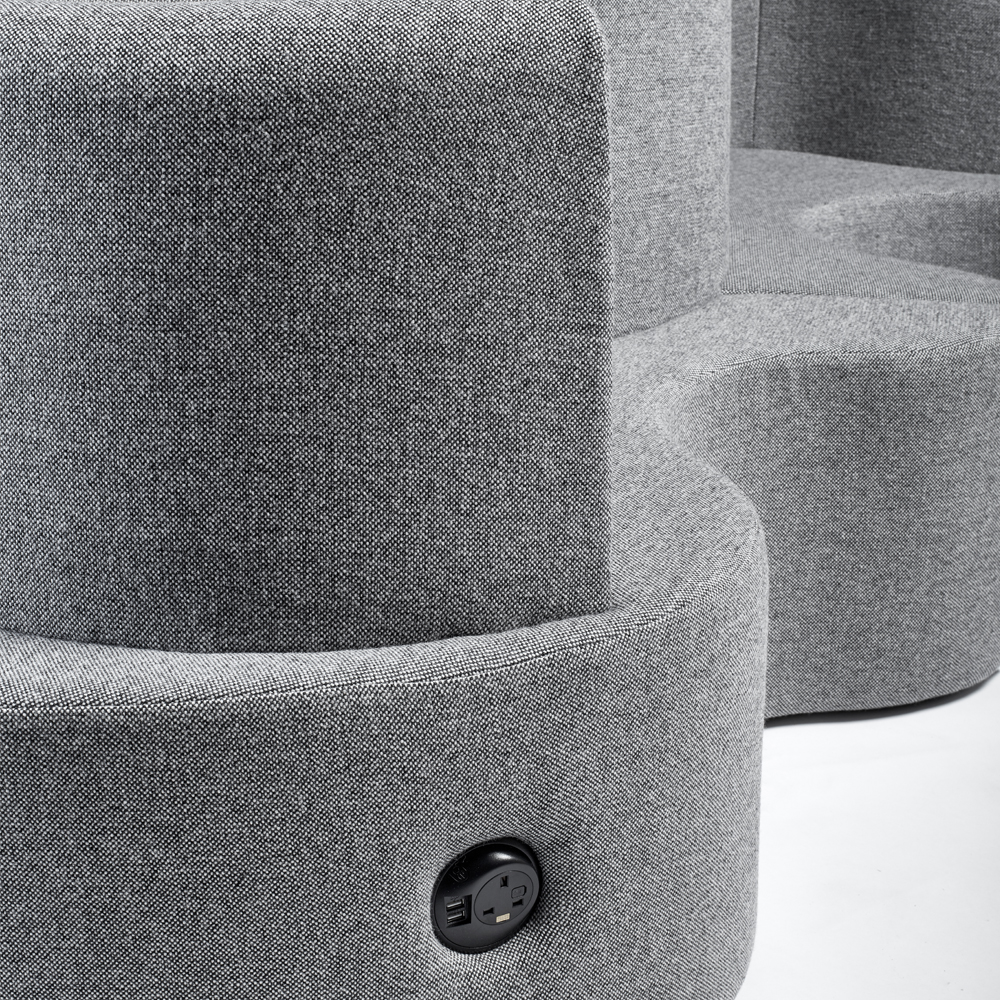 Cloverleaf Upholstered