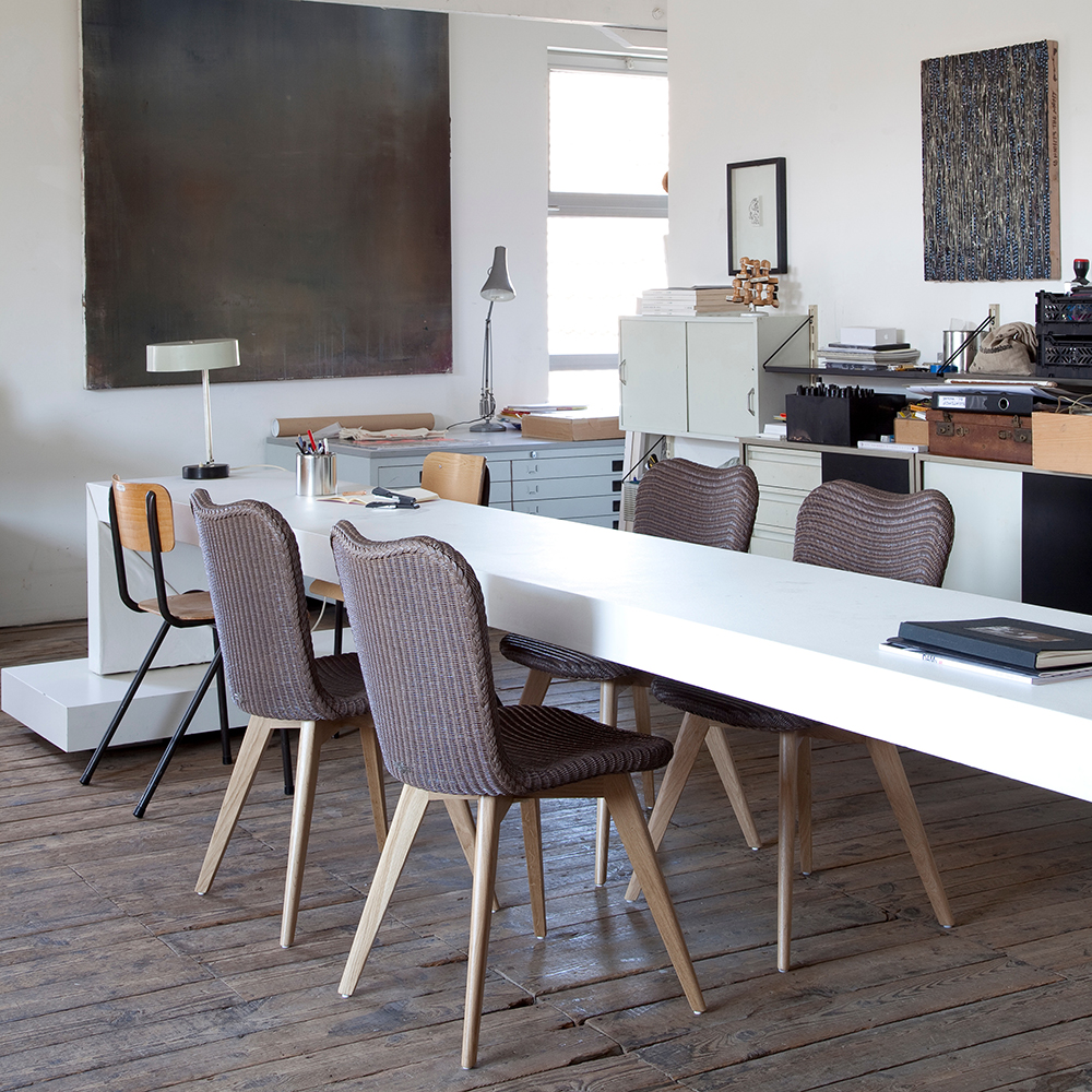 lily dining chair oak base vincent sheppard