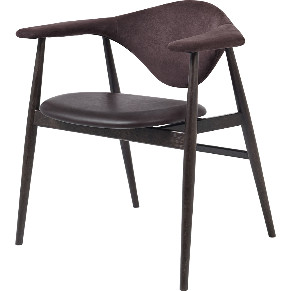 Masculo Dining Chair - Wood Base