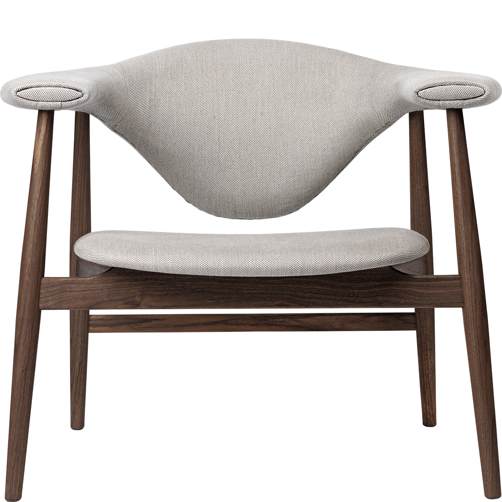 Masculo Lounge Chair - Wood Base